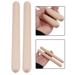 2x clássico claves instrumento de percussão clássico claves ritmo varas baquetas de madeira crianças brinquedo musical aprendizagem ritmo - Image 5