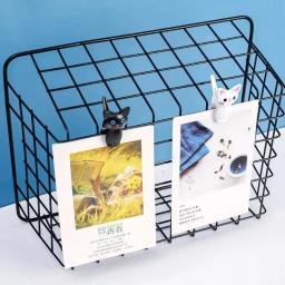 2/20 pçs clipes de vedação de alimentos em forma de gato clipe de mesa de escritório foto mensagem lanche pão reutilizável selador grampos saco de armazenamento em casa braçadeiras - Image 5