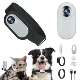 Pet Collar Camera com Registros de Vídeo, HD Mini Sports Camera, Gargantilha Cat, Dog Tracker, Não Wi-Fi Necessário, Pet Acessórios - Image 1