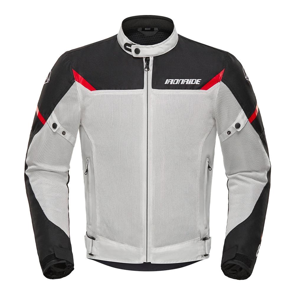 Jaqueta de motocicleta respirável jaqueta de motociclista construída em equipamento de proteção malha moto motociclista roupas jaqueta calças das mulheres dos homens - Image 1