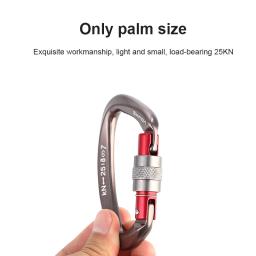 Carabiner profissional Key Hooks, Forma 25KN, Escalada Ascend, Segurança Master Lock, Mosquetão de proteção ao ar livre - Image 4