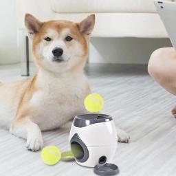 Máquina do lançador de bolas de tênis para cães, Bola dispensadora interativa, Brinquedos para cães, Alimentador inteligente não elétrico, interior e exterior - Image 3