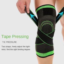 Knee Pads Sports Pressurized Elastic Kneepad Support Fitness Basketball Volleyball Brace Medical Arthritis Joints Protector - Image 1