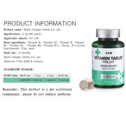 Suplemento Multi-Vitamínico para Cães e Gatos, 200 Comprimidos - Image 5