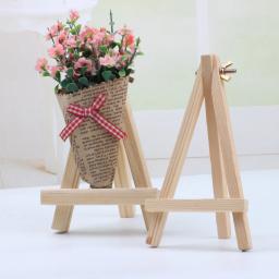 Mini Tripé Cavaletes Pequeno Display Stand, Suporte De Pintura, Cremalheira De Armazenamento De Madeira, Artigos De Arte, Artesanato Fotográfico, Pinturas, 1Pc - Image 1