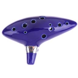 Flauta Alto C azul com 12 buracos, The Legend Ocarina of Time, instrumento de sopro, som natural, fácil de aprender, presente fino, frete grátis - Image 2