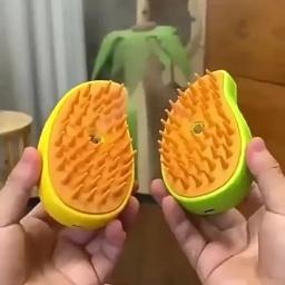 Escova elétrica do vapor para gatos, pente macio do silicone, removedor do cabelo, pente do animal de estimação, gatinho, acessórios, produtos de beleza, bebê, suprimentos - Image 4