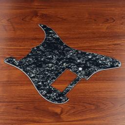 Plástico Black Pearl Pickguard em branco com ponte, Humbucker Router, guitarra acessórios, 11 furos - Image 4