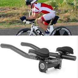 Guiador de liga de alumínio resto tt barras braço relaxamento resto split vice ciclismo resto da bicicleta guiador para bicicleta longa distância - Image 1