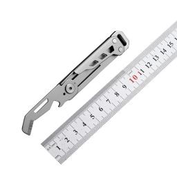 Keychain Folding Knife Multitool Box Cutter Ferramentas manuais de emergência de acampamento Multiuso EDC Pocket Knife Gadgets de sobrevivência - Image 4