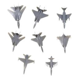 4D Montado Fighter Plane Kits, Avião Modelos, Simulação Modelo, Brinquedo para Crianças, 144 - Image 1