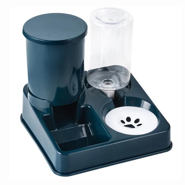 Alimentador e dispensador automático de água para pets com grande capacidade e armazenamento eficiente