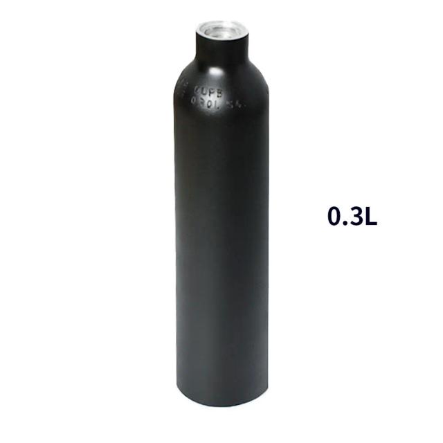 Tanque de Alta Pressão TUXING em Alumínio HPA 3000Psi 200Bar 0.3L M18 x 1.5 - Ideal para Airsoft e Paintball