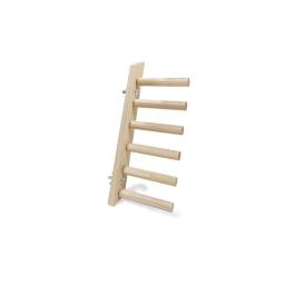 Escada de madeira para pássaros e papagaios, brinquedo interativo para animais de estimação, acessórios engraçados para moer gaiola de pássaro, 4 ou 6 passos - Image 5