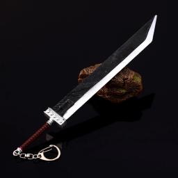 Arma Fantasia com Lâmina Sem Cortes, Espada Cloud Strife, Meteorito, Jogo de Metal Periférico, Modelo de Arma, Presentes Brinquedos para Meninos, 22cm - Image 3