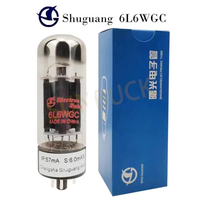 Amplificador Tubo Eletrônico Shuguang 6L6WGC: Substituição Premium para 6P3P e 6L6GC - Válvula de Áudio DIY Autêntica