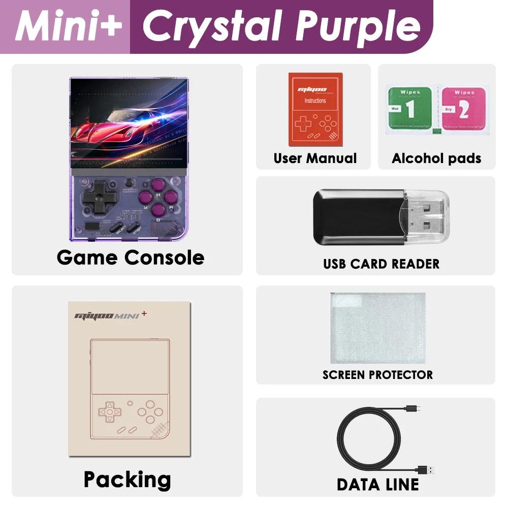 MIYOO-Mini Plus Portátil Retro Handheld Game Console, V2 Mini + Tela IPS, Console de Videogame Clássico, Sistema Linux, Presente Infantil - Image 1