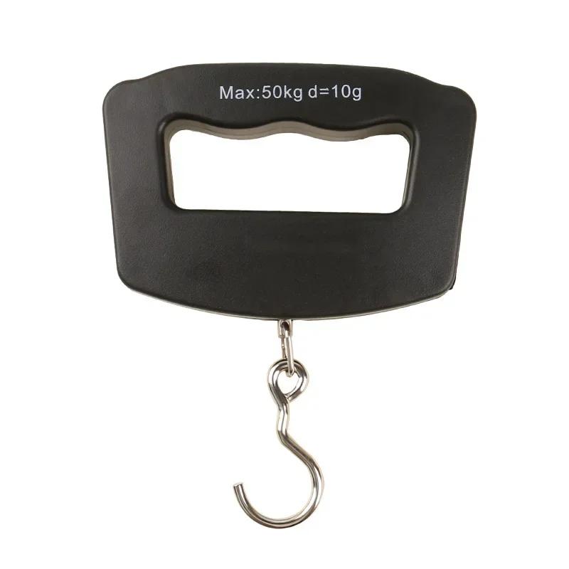 50kg mini balança eletrônica portátil casa supermercado comprar legumes pesca gancho escala pacote expresso bagagem - Image 1