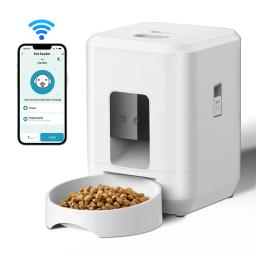 Smart Timing Alimentador Pet, Dispensador Automático de Alimentos, Adequado para Cães e Gatos Pequenos, Alimentação Remota, Tuya App, 2L - Image 1