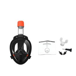 Novo mergulho snorkeling máscara homem/mulher câmera suporte usando tecnologia de snorkel seco superior subaquático rosto cheio k4 máscara de natação - Image 5