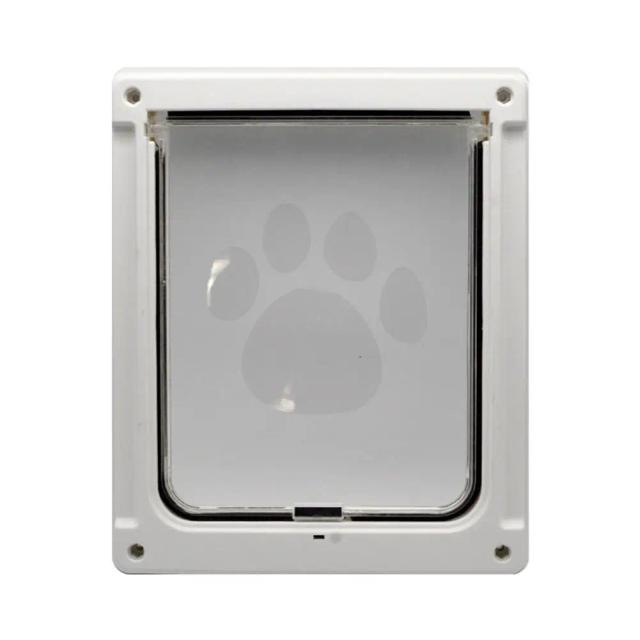 Porta de Tela Plástica Silenciosa com Aba de Segurança para Animais de Grande e Médio Porte