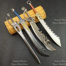 Modelos de Armas Antigas de Espadas de Metal, Acessórios Cena Soldado, Boneca Action Figure, Cerca de 22cm, 12 pol, Escala 1:6, Em Stock - Image 6