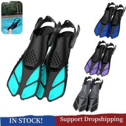 Profissional Snorkeling Pé Mergulho Nadadeiras, aletas de natação adulto ajustáveis, nadadeiras, equipamentos de esportes aquáticos, criança e criança - Image 1