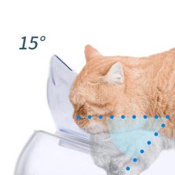 Recipiente antiderrapante elevado com tigelas para animais de estimação, alimentador pequeno, água, tigela do cachorro, 3 stand, triplo, 1 suprimentos, 3 níveis - Image 4