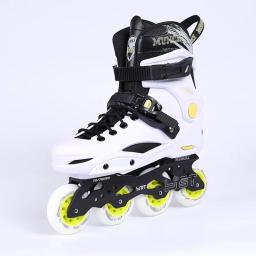 Patins em linha para homens e mulheres, patins de velocidade profissional preto e branco, sapatos para estudantes, novo estilo, 2022 - Image 3