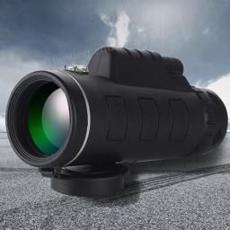 40x60 hd fmc caça óptica esportes ao ar livre binóculos poderosos controle remoto dobrável mini telescópio viagem de acampamento - Image 1