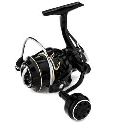 Carretilhas de pesca giratórias 5.2:1, carretel de alumínio ultraleve de alta velocidade, baixo suave, água salgada, até 17,6lbs, arrasto máximo - Image 1