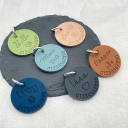 Personalizado Silicone Anti-Lost ID Tag para Animais de Estimação, Gravado Nome e Número de Telefone, Pingente Personalizado, Puppy Coleiras Acessórios, Novo - Image 4
