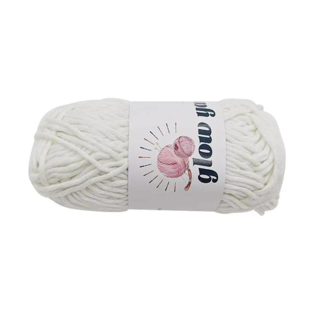 Fio Luminoso de Poliésters para Artesanato DIY - Ideal para Chapéus, Cachecóis, Sapatos e Suéteres que Brilham no Escuro