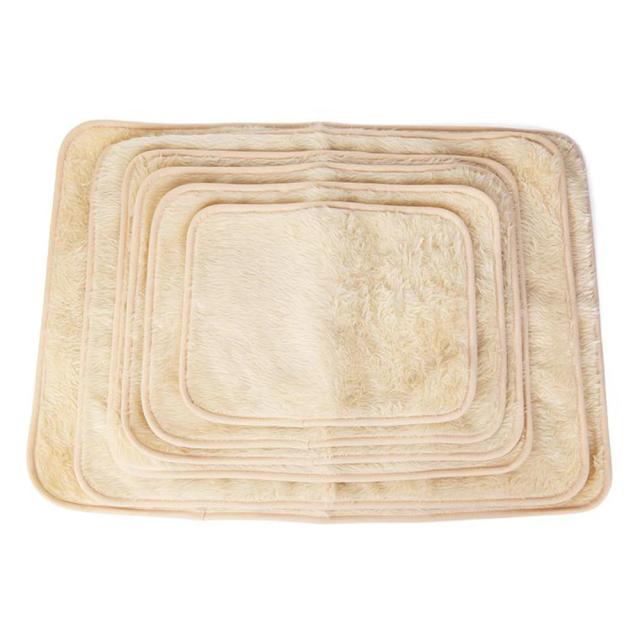 Cama de pelúcia lavável e tapete macio para cães e gatos de todos os tamanhos para o inverno