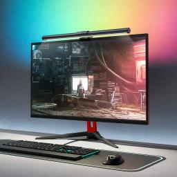 BlitzWolf-RGB LED Lâmpada de Mesa, Escritório Regulável, Computador Eye-cuidar Candeeiros de Mesa, Estudo, Leitura, Tela, Monitor Pendurado Barra de Luz - Image 2