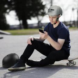 Capacete de segurança scooter elétrico para adultos e crianças, capacete de bicicleta, acessórios de ciclismo - Image 6