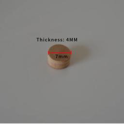 Almofadas de cortiça para saxofone, acessórios para instrumentos musicais 7mm x 4mm, 100 peças - Image 6