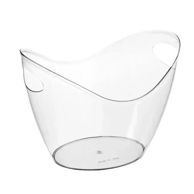 Balde de Gelo Transparente para Vinho, Cerveja e Champagne - O Refrigerador Ideal para Suas Bebidas