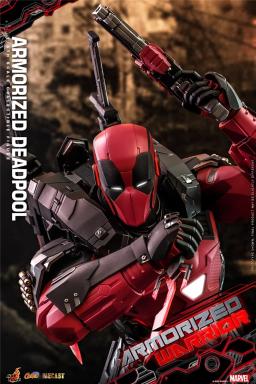 HOTTOYS-Boneca Colecionável Armorizada Deadpool Alloy, HT CMS09D42, Die-Cast, Escala 1:6, 32.5cm Edição Colecionável, Original - Image 5