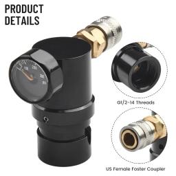 Regulador de mangueira remota regulador de tensão com localizador 1500 psi 40 PSI-200 PSI acoplador hpa mr regulador de alta qualidade - Image 3