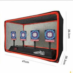 Digital Electronic Tiro Alvo para Nerf Gun, Gel Beam, Pulverizador Acessórios, Net Frame, Sound and Light Game, Kids Toy, Presentes do Dia das Bruxas - Image 4