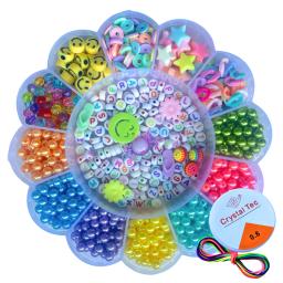 Kit Miçangas Infantil Bijuteria Pulseiras e Colar 1850 Pçs - Image 2