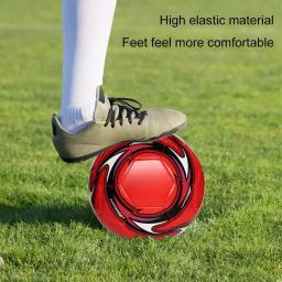 PU Leather Soccer Ball, Leakproof, resistente ao desgaste, borracha nova, bola de futebol elástica, tamanho padrão 5 - Image 1