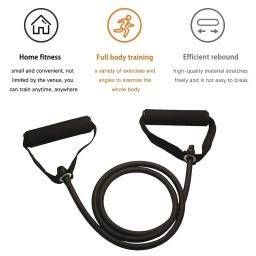 Faixas de resistência com alças, faixas de exercício, faixas de treino com alças para homens e mulheres, equipamentos de treinamento de força em casa - Image 5