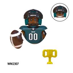 Mini Action Figure Toys, Futebol, Rugby, Basquete, Esportes, Pacote de Jogador, NFL, Blocos de Construção, 24Pcs, Conjunto - Image 4