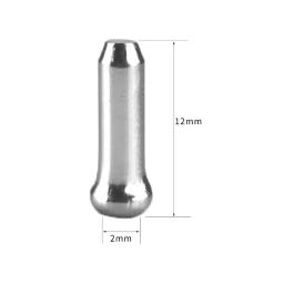 Tampas de extremidade traseira para tubo de bicicleta, 10-1000 peças, linha de freio, desviador, mudança de fio, pontas, crimpagens, mtb, tampa do cabo de freio de bicicleta - Image 2