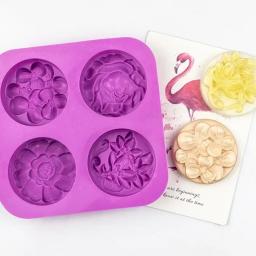Moldes de sabão de silicone criar versátil retângulo oval flor sabonetes delicioso bolo artesanal chocolates doces molde - Image 3