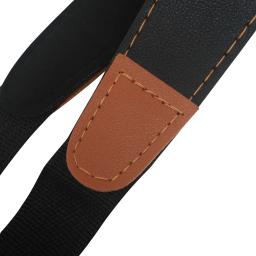 Sax-Alça de Ombro Única, Material De Couro, Design De Dupla Camada, Extra Larga, Acoplada, Comprimento Ajustável, Peças E Acessórios De Saxofone - Image 4