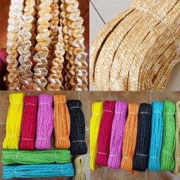 Natural Trigo Straw Weaving Material, Tecelagem Rattan Rope, Home Handmade Artesanato, Knit Repair, Cadeira, Cesta, Mesa, Decoração Móveis, 45 m - Image 1
