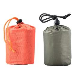 Saco de compressão à prova dwaterproof água saco de acampamento saco de dormir pacote de armazenamento bolsa de armazenamento de pano de verificação de náilon reflexiva de calor - Image 5